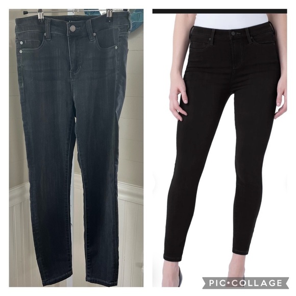 Liverpool Los Angeles Stretch Soft Black JeansThe High Rise‎ Ankle Petite 2/26 - Picture 1 of 15